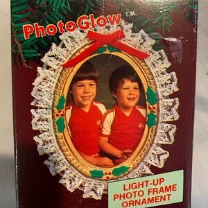 Vintage Christmas Photo Ornaments
